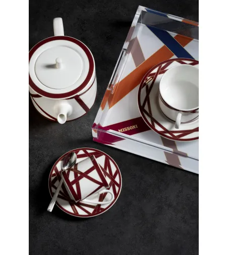 Missoni - Nastri Bordeaux Tea Pot