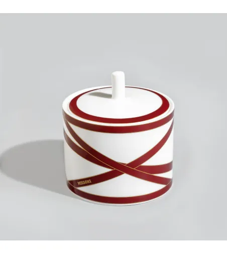 Missoni - 15 Piece Nastri Bordeaux Tea Service