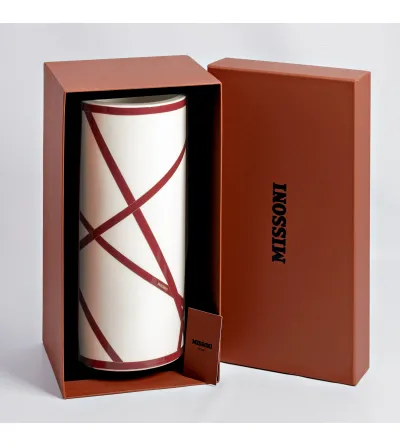 Luxury Box Vase Nastri Bordeaux - Missoni