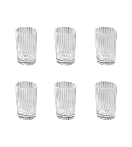 Set 6 Bicchieri Acqua Nastri Trasparente - Missoni