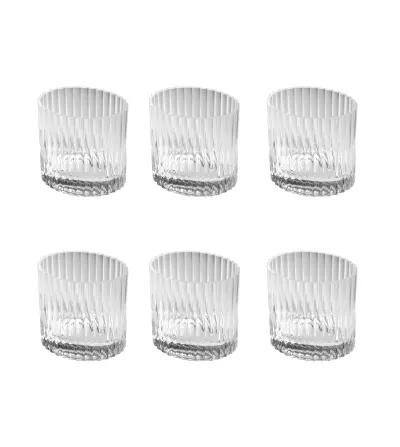 Missoni - Set mit 6 Nastri Transparent Weingläsern