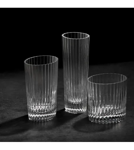 Set 6 Bicchieri Champagne Nastri Trasparente - Missoni