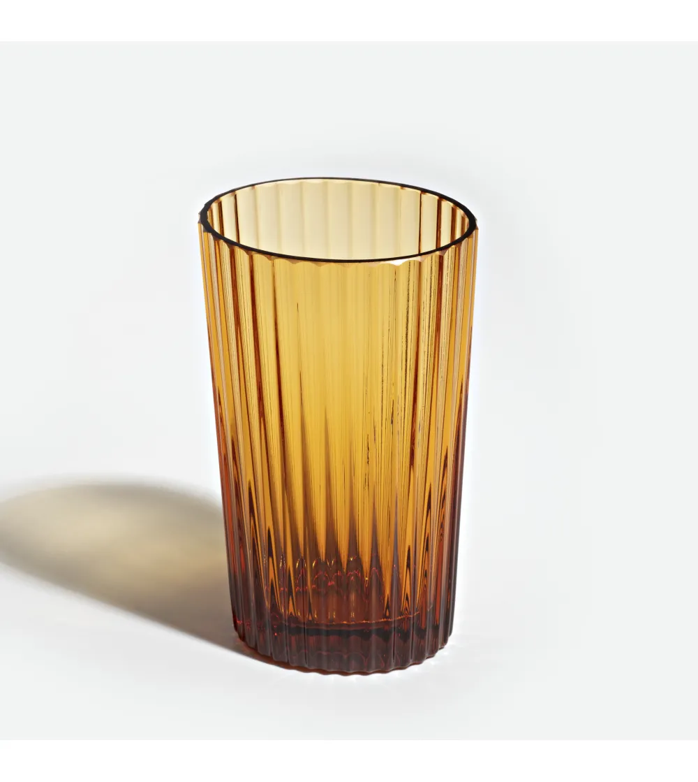 Juego de 6 Vasos de Agua Nastri Ámbar...