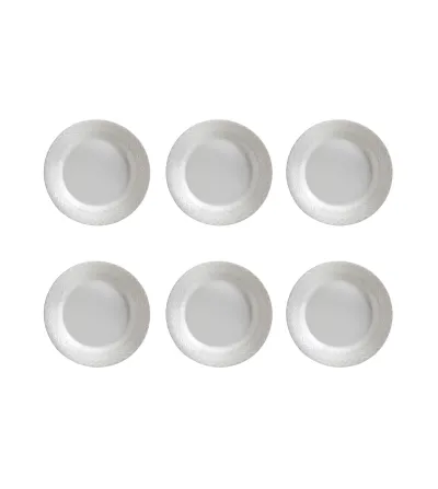Missoni - Set mit 6 Zig Zag White Suppenteller