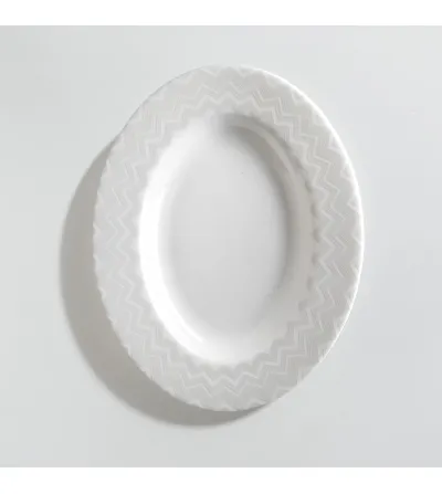 Plato de Encurtidos Zig Zag White - Missoni