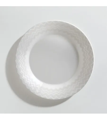 Missoni - Zig Zag White 53 Piece Table Set
