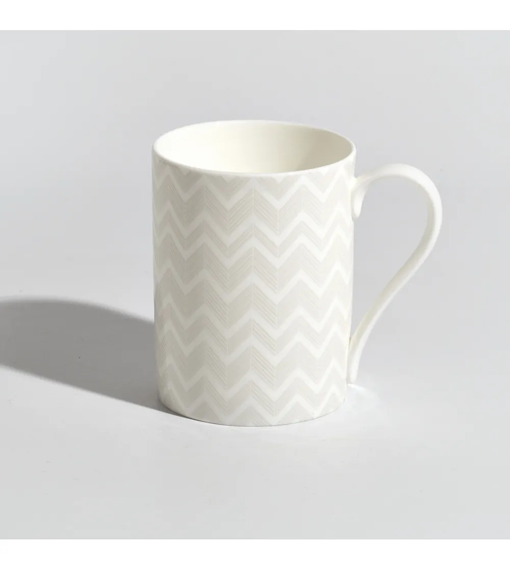 Luxury Box Taza Zig Zag White - Missoni