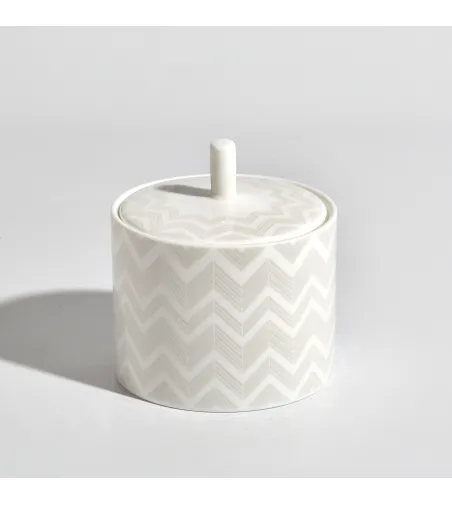 Missoni - Zig Zag White Sugar Pot