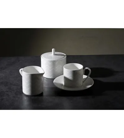 Missoni - 15 Piece Zig Zag White Coffee Service