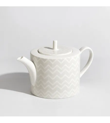 Missoni - 15 Piece Zig Zag White Tea Service