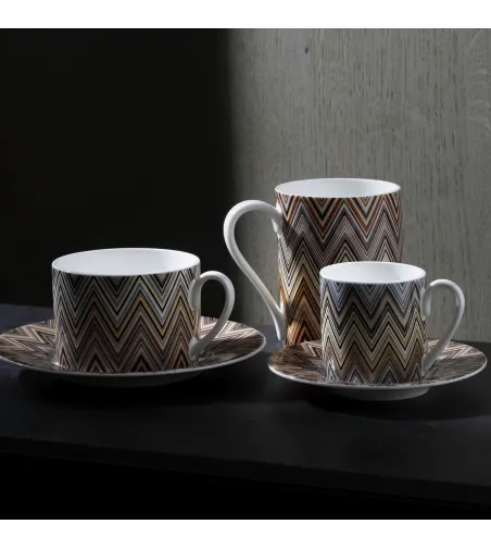 Missoni - Luxury Box mit 6 Zig Zag Jarris 148 Kaffeetassen