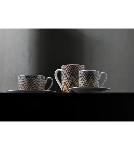 Luxury Box avec 2 Tasses à Thé Zig Zag Jarris 148 - Missoni