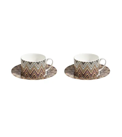Luxury Box con 2 Tazas de Té Zig Zag Jarris 148 - Missoni 2