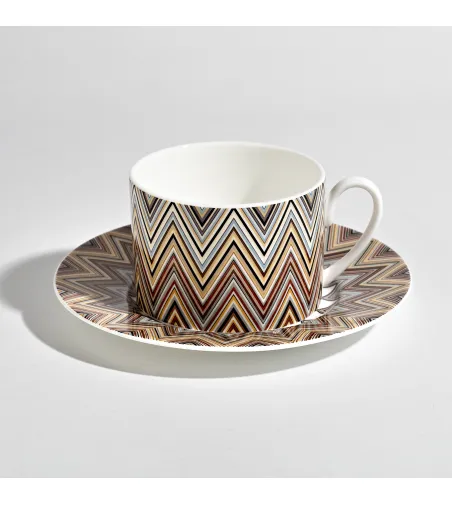 Luxury Box con 6 Tazze da Tè Zig Zag Jarris 148 - Missoni