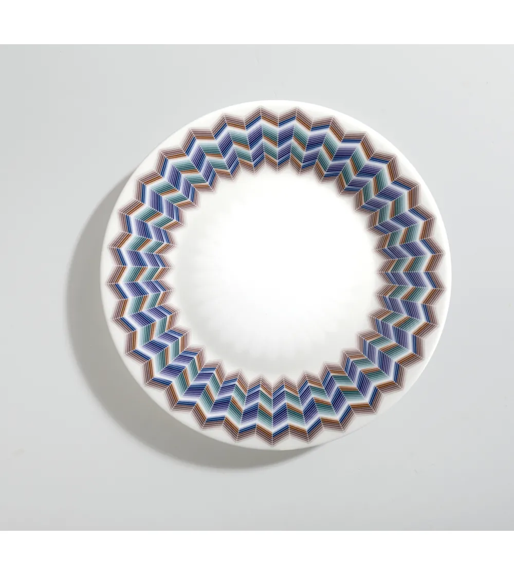 Lot de 6 Assiettes à Dessert Zig Zag...