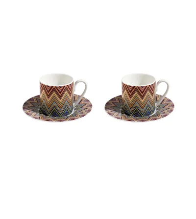 Missoni - Luxury Box mit 2 Zig Zag Jarris 156 Kaffeetassen 2