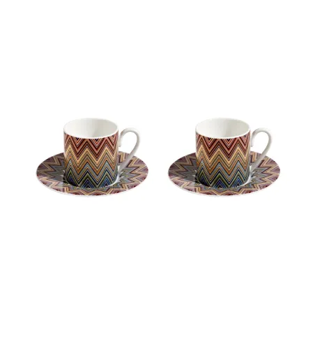 Luxury Box con 2 Tazze da Caffè Zig Zag Jarris 156 - Missoni