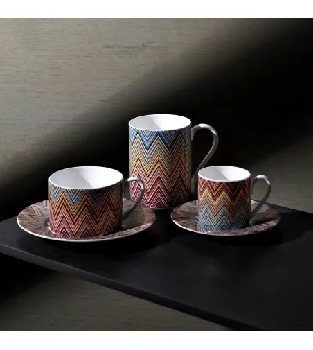 Missoni - Luxury Box mit 6 Zig Zag Jarris 156 Kaffeetassen