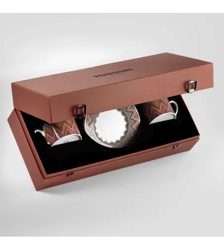 Missoni - Luxury Box mit 2 Zig Zag Jarris 156 Teetassen
