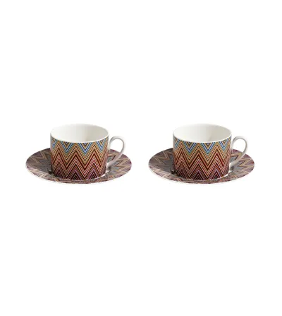 Luxury Box con 2 Tazas de Té Zig Zag Jarris 156 - Missoni 2