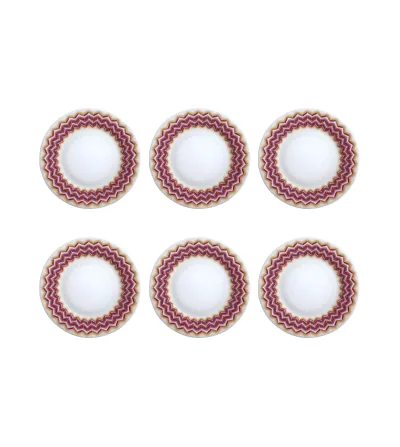 Set 6 Piatti Frutta Zig Zag Jarris 156 - Missoni
