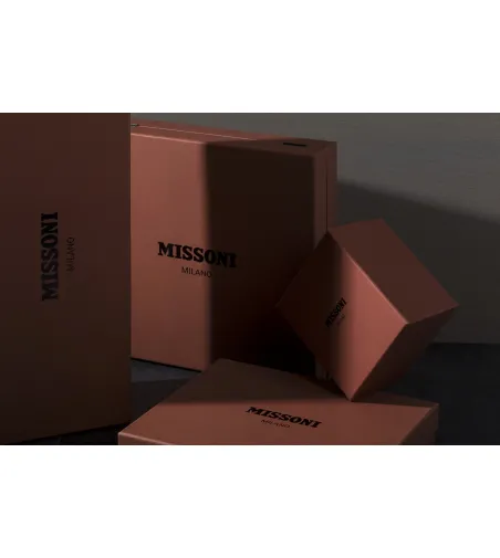 Luxury Box con 2 Tazas de Café Zig Zag Gold - Missoni