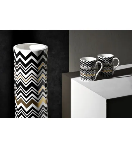 Luxury Box Tazza Zig Zag Gold - Missoni