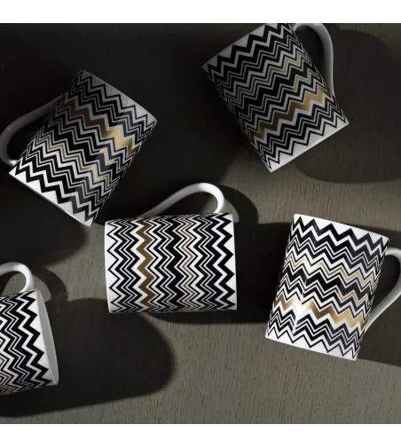 Missoni - Luxury Box Zig Zag Gold Mug Cup