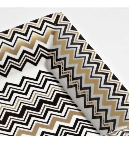 Luxury Box Vide Poche Grande Zig Zag Gold - Missoni