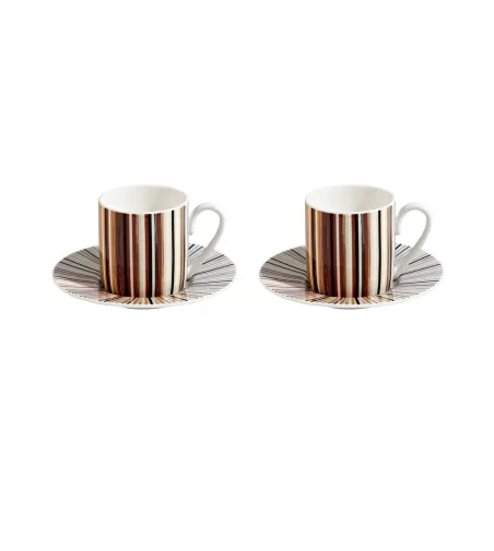 Missoni - Luxury Box mit 2 Stripes Jenkins 148 Kaffeetassen