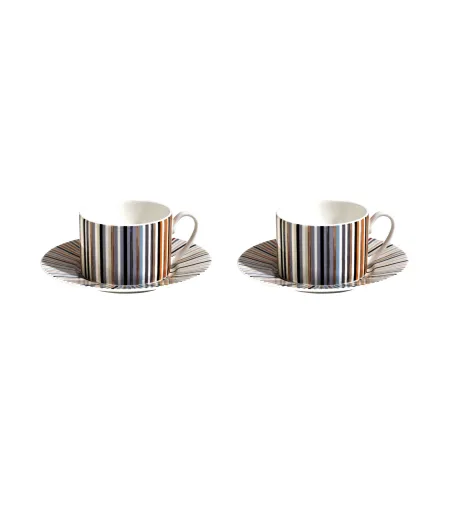 Luxury Box con 2 Tazas de Té Stripes Jenkins 148 - Missoni