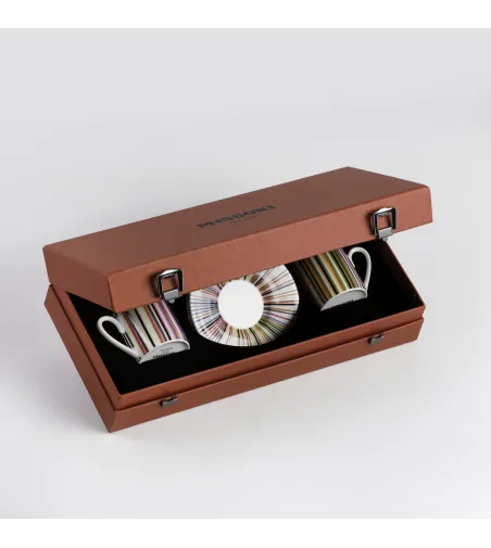 Missoni - Luxury Box mit 2 Stripes Jenkins 156 Kaffeetassen