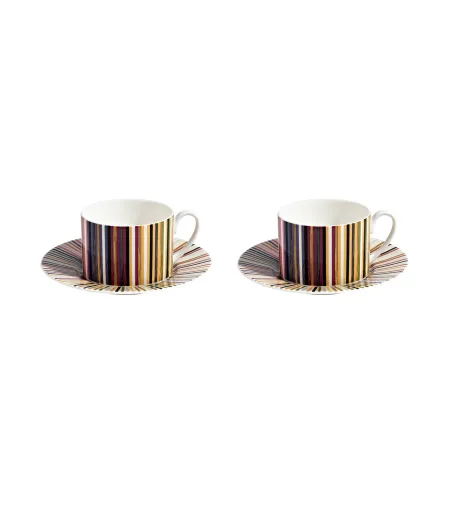 Missoni - Luxury Box mit 2 Stripes Jenkins 156 Teetassen