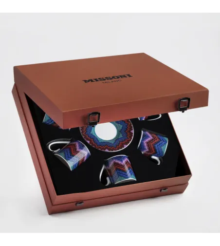 Luxury Box con 6 Tazze da Caffè Starlight - Missoni