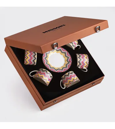 Luxury Box con 6 Tazas de Té Marrakech - Missoni
