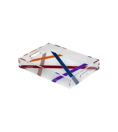 Missoni - Nastri Multicolor Mittleres Tablett 2