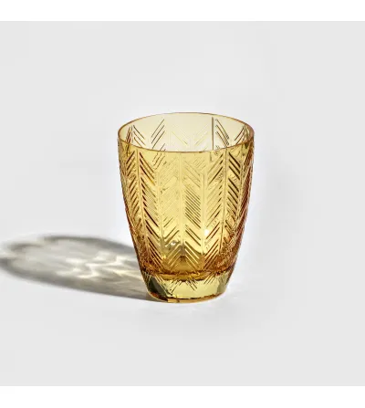 Missoni - Set mit 6 Zig Zag Bernstein Wassergläser 2