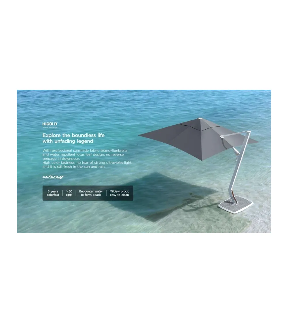 Sombrilla de Esquina Wing/C - Higold