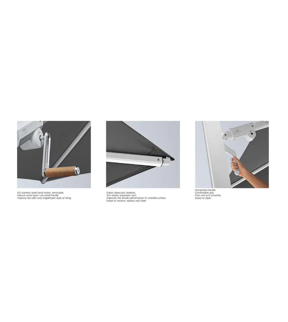 Sombrilla de Esquina Wing/C - Higold