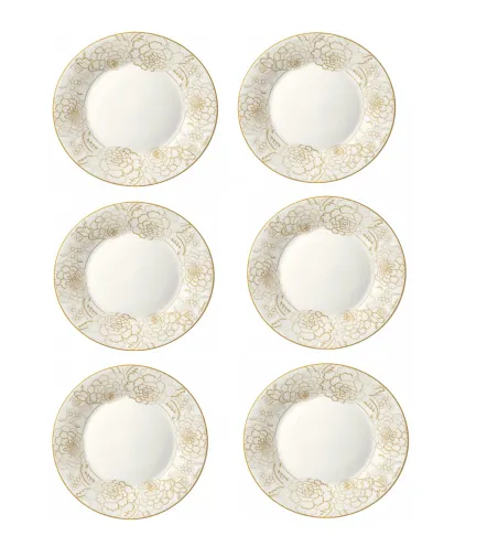 Set 6 Piatti Frutta Blooming Roses - Roberto Cavalli