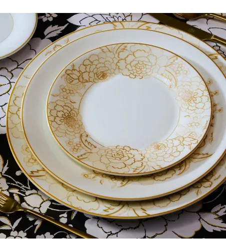 Roberto Cavalli - Set mit 6 Blooming Roses Brot- oder Butterteller