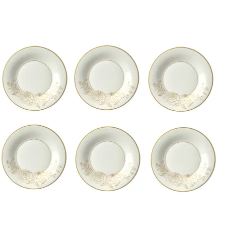 Roberto Cavalli - Set mit 6 Blooming Roses Brot- oder Butterteller