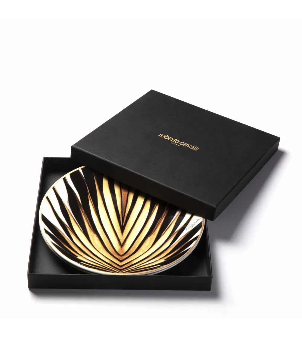 Roberto Cavalli - Ray of Gold Dessert Plates Set