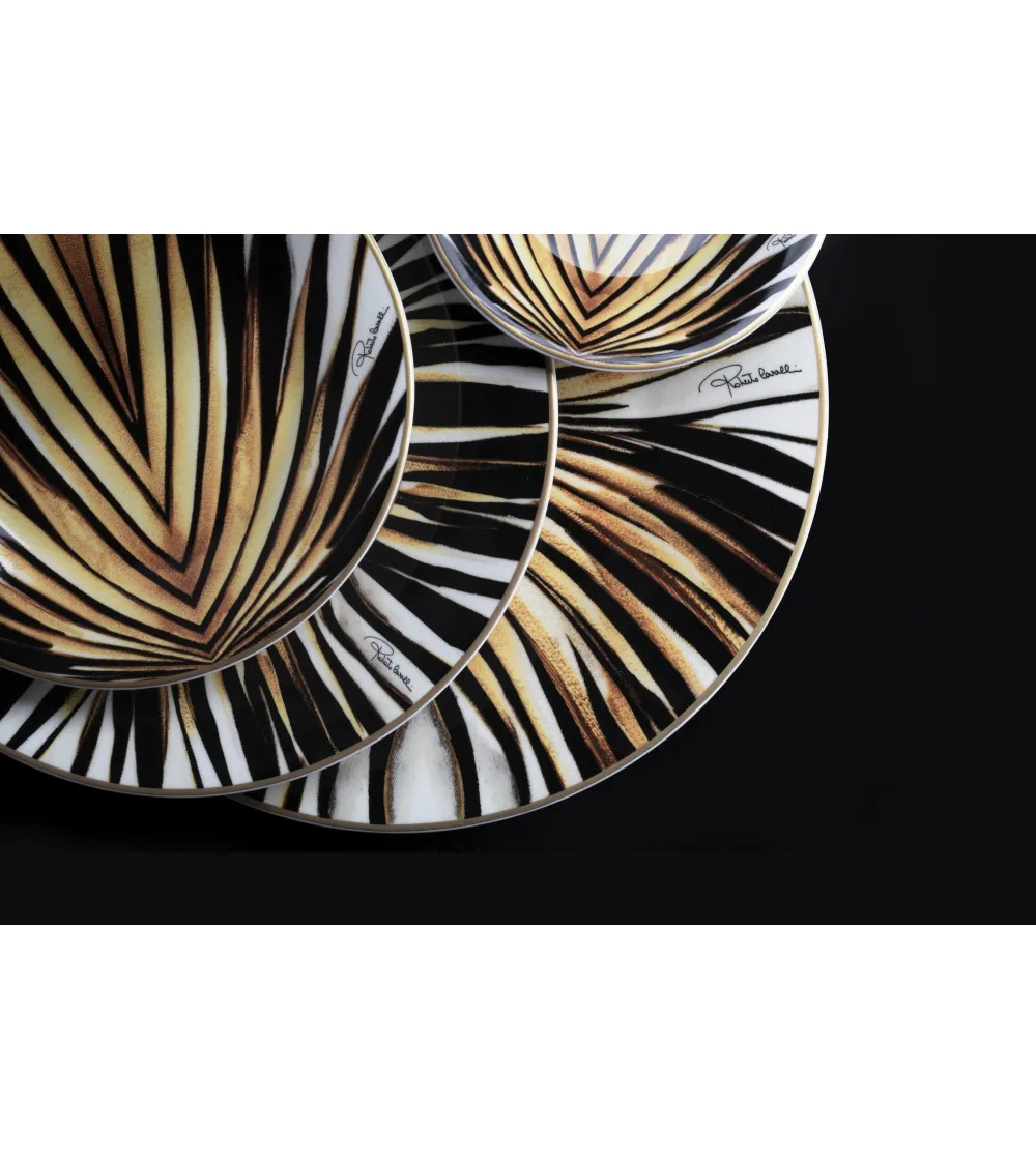 Plate Ovale Ray of Gold - Roberto...