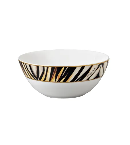 Roberto Cavalli - Set of 6 Ray of Gold Soup Bowls