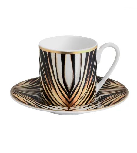 Juego de 6 Tazas de Café Ray of Gold - Roberto Cavalli