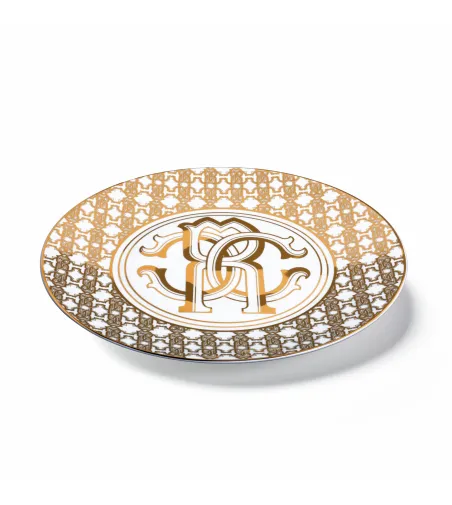 Sous-Assiette Monogram Gold - Roberto Cavalli