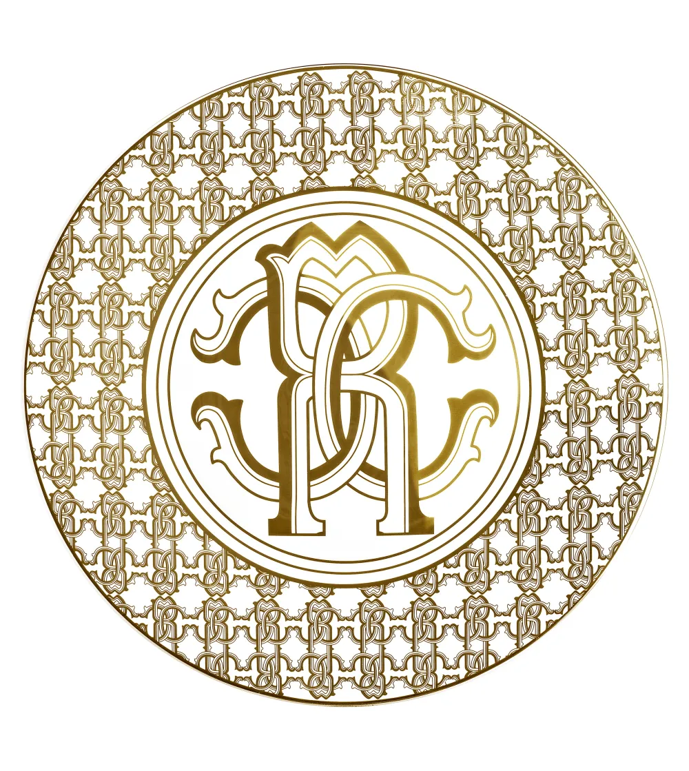 Placa de Servicio Monogram Gold -...