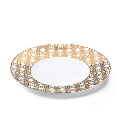 Lot d'Assiettes Plates Monogram Gold - Roberto Cavalli 2