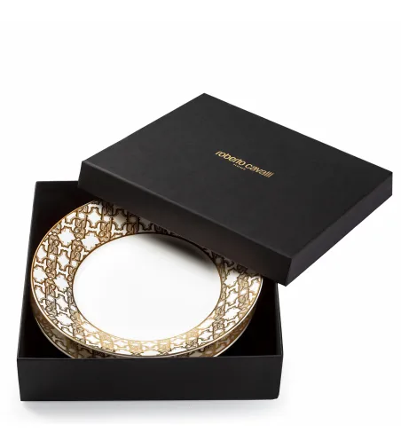 Roberto Cavalli - Monogram Gold Suppenteller-Set